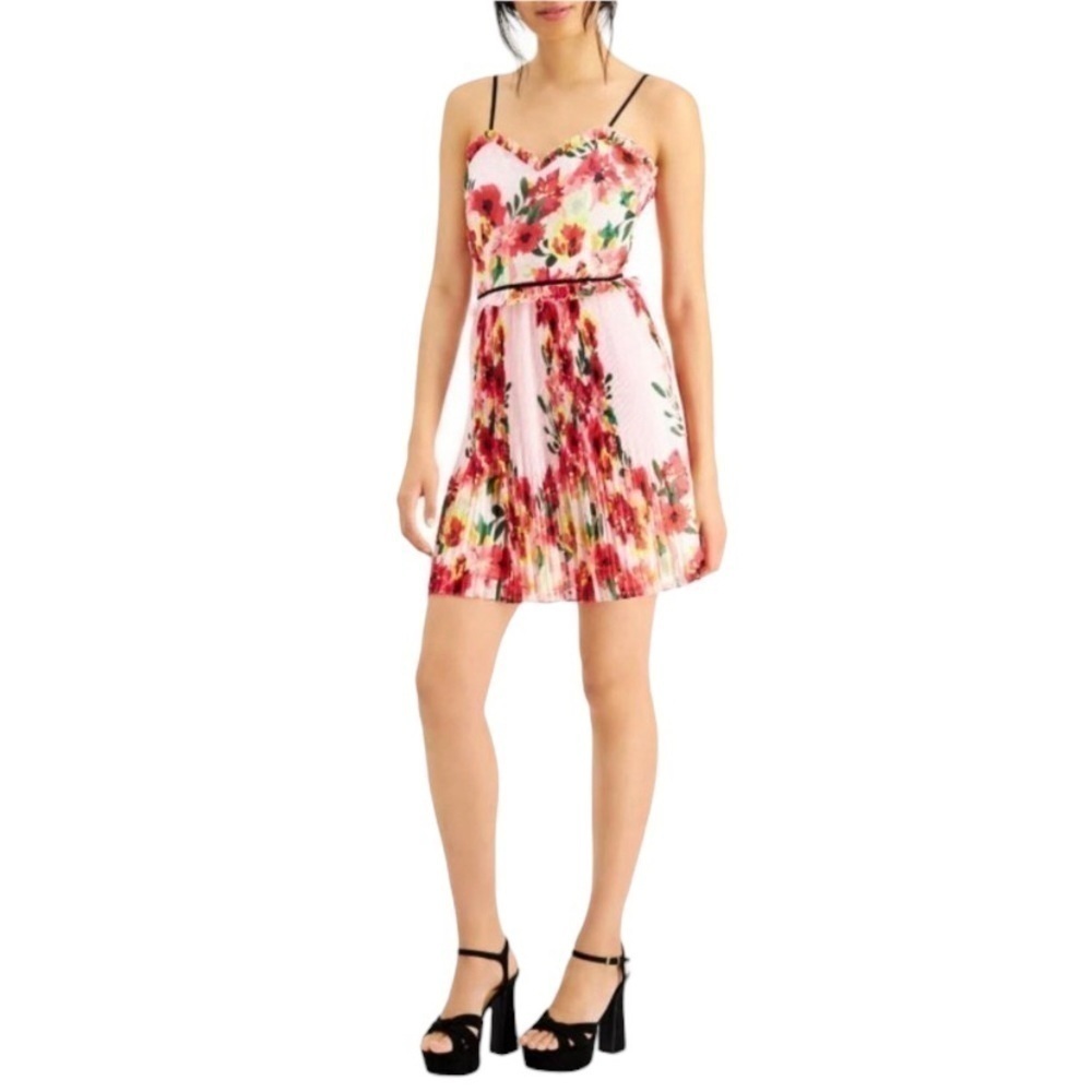 Anthropologie Foxiedox Floral Pleated Dress